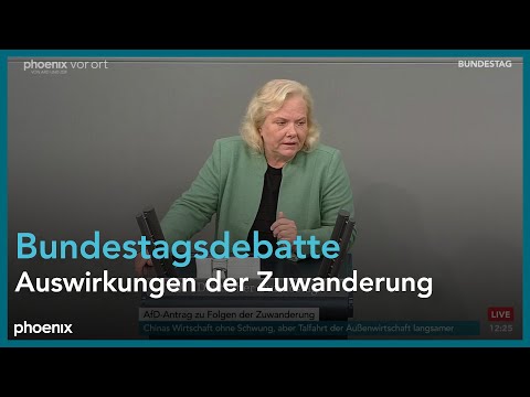 Deutscher Bundestag: Debatte über die Auswirkungen der Zuwanderung am 13.10.23