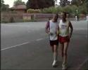 Ultramarathon in action.