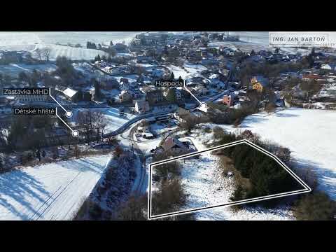 Video Hybrálec u Jihlavy - pozemek pro stavbu RD, 2500 m²