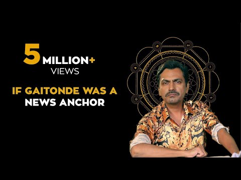If Ganesh Gaitonde Was A News Anchor ft. Nawazuddin Siddiqui | Sacred Games