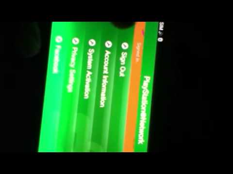 how to logout of facebook on ps vita