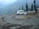 landslidin on way to LEH