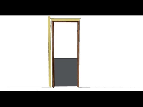 how to architrave a door