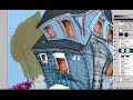 Maison Bleue Speedpainting par Patkarbo