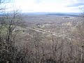 Appalachian Trail in NY; west side or Mt. Hosner overlooking Rte 84 - Taconic Parkway intersection