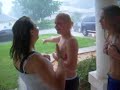 Crazy Girls During Thunderstorm