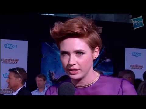 Red Carpet - Karen Gillan discusses the makeup process and playing a dark character as Nebula in Marvel's