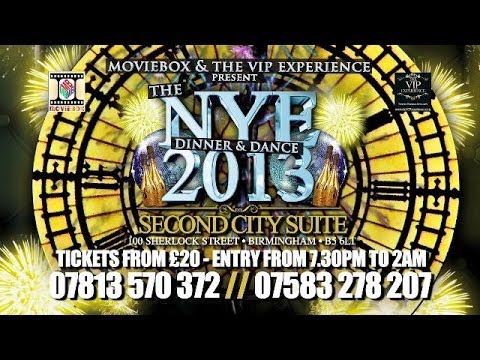 THE NYE DINNER & DANCE 2013 - ADVERT