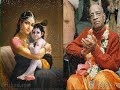 Damodarastakam (1) namamisvaram sac-cid-ananda-rupam lasat-kundalam gokule bhrajamanam yasoda-bhiyolukhalad dhavamanam paramrstam atyantato drutya gopya (2) rudantam muhur netra-yugmam mrjantam karambhoja-yugmena satanka-netram muhuh svasa-kampa-trirekhanka-kantha- sthita-graivam damodaram bhakti-baddham (3) itidrk sva-lilabhir ananda-kunde sva-ghosam nimajjantam akhyapayantam tadiyesita-jnesu bhaktair jitatvam punah prematas tam satavrtti vande (4) varam deva moksam na moksavadhim va na canyam vrne 'ham varesad apiha idam te vapur natha gopala-balam sada me manasy avirastam kim anyaih (5) idam te mukhambhojam atyanta-nilair vrtam kuntalaih snigdha-raktais' ca gopya muhus cumbitam bimba-raktadharam me manasy avirastam alam laksa-labhaih (6) namo deva damodarananta visno prasida prabho duhkha-jalabdhi-magnam krpa-drsti-vrstyati-dinam batanu- grhanesa mam ajnam edhy aksi-drsyah (7) kuveratmajau baddha-murtyaiva yadvat tvaya mocitau bhakti-bhajau krtau ca tatha prema-bhaktim svakam me prayaccha na mokse graho me 'sti damodareha (8) namas te 'stu damne sphurad-dipti-dhamne tvadiyodarayatha visvasya dhamne namo radhikayai tvadiya-priyayai namo 'nanta-lilaya devaya tubhyam 1) To the Supreme Lord, whose form is the embodiment of eternal existence, knowledge, and bliss, whose shark-shaped earrings are swinging to and fro, who is beautifully shining in the divine realm of Gokula, who I (due to the offense of breaking the pot of yogurt that His mother was churning into butter and <b>...</b>