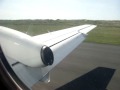 Landing at Sumburgh Airport, Shetland Islands, Flybe Saab 340
