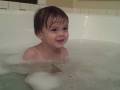 Mabuhay Toddler in Jacuzzi