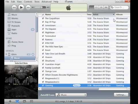 how to delete songs off a ipod