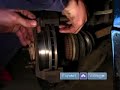 How to Inspect and Replace Car Brake Rotors : How to Install the Brake Caliper Bridge How to Inspect and Replace Car Brake Rotors : How to Install the Brake Caliper Bridge