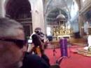 Il funerale di Gianfranco Funari, Blowing in the wind e i girasoli