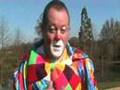 Children's entertainer portsmouth Hampshire Charlie the clown putting on his make up