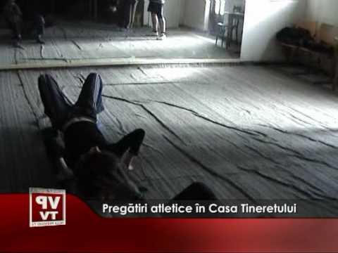 Pregatiri atletice in Casa Tineretului