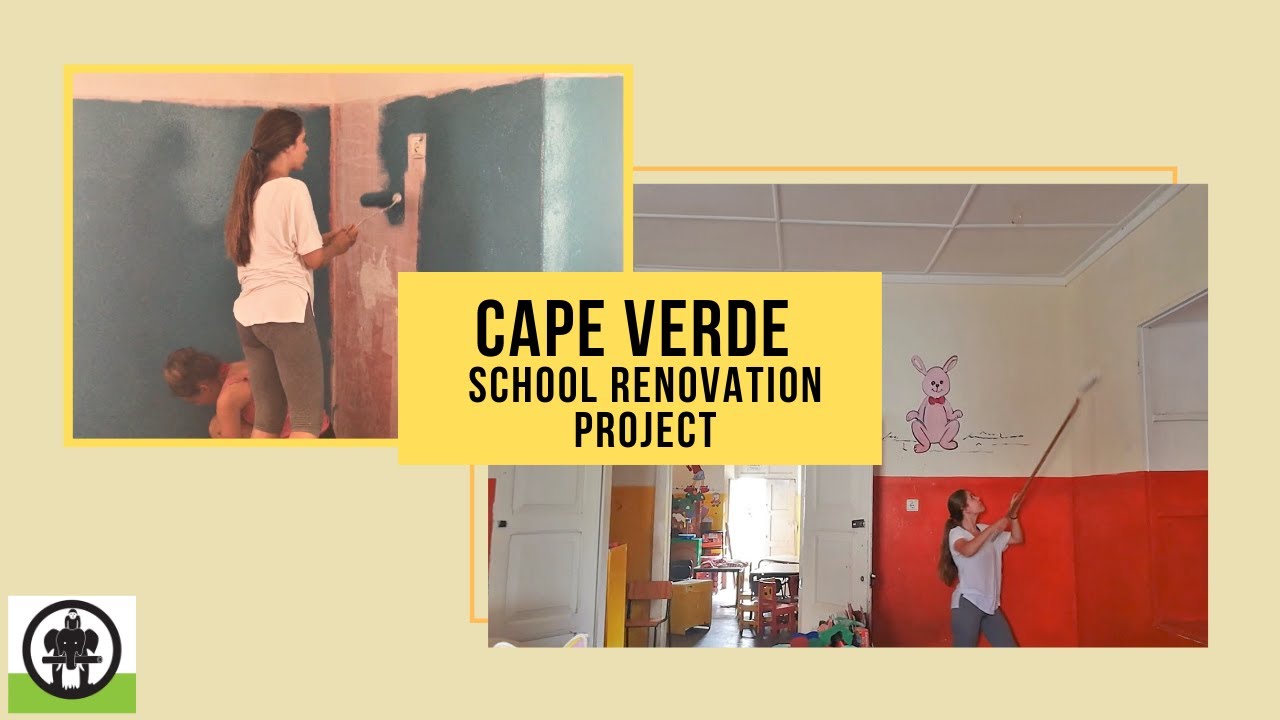 Volunteers Helping to Renovate Schools in Cape Verde, Africa