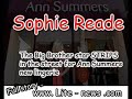 Big Brother Star Sophie Reade STRIPS in the street for Ann Summers - October 2009