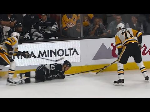 Video: Gotta See It: Malkin goes below the belt on Brown, no penalty called