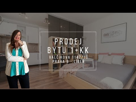 Video Prodej krásného bytu 1+kk, 28 m2 se sklepem 5m2 - Praha 8 - Libeň