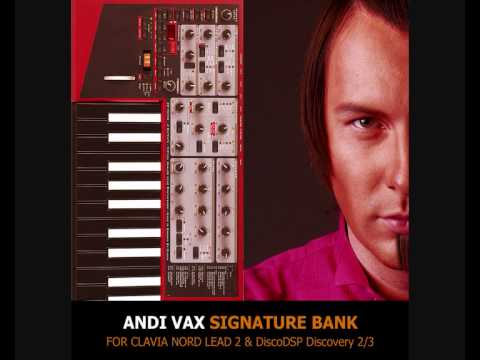 Andi Vax Signature Bank (Nord Lead 2/2X & DiscoDSP Discovery 2/3