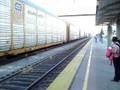 BNSF/Amtrak meet at Emeryville,CA
