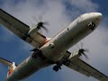 Air Nostrum ATR-72 landing at Ibiza
