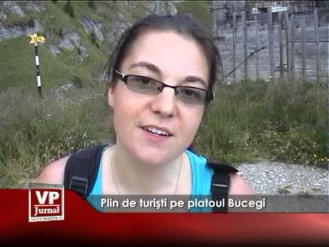 Plin de turişti pe platoul Bucegi