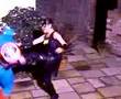 Captain America V Bat Girl