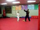 angelas orange belt test kick