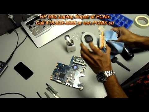 how to replace cooling fan in hp g62 laptop