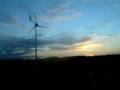 Wind Turbine Sunset