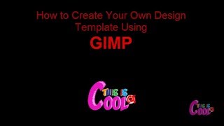 Create your own photo template using GIMP