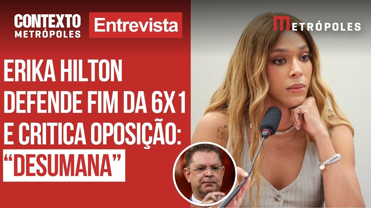 Erika Hilton defende fim da 6x1 e critica bolsonarismo: “Sempre contrário ao povo”; veja íntegra