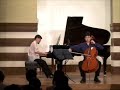 ピアソラ (Piazzolla)：３人のためのミロンガ (Milonga for three)（チェロ＆ピアノ）（小栗克裕 (Katsuhiro Oguri) 編曲）