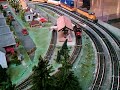 HUGE holiday model train display
