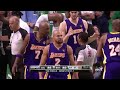 2010 NBA Finals- Lakers vs Celtics - Derek Fisher And 1 Layup Over Three Celtics Players