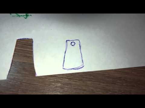 Как сделать плащ для минифигурки лего из бумаги.