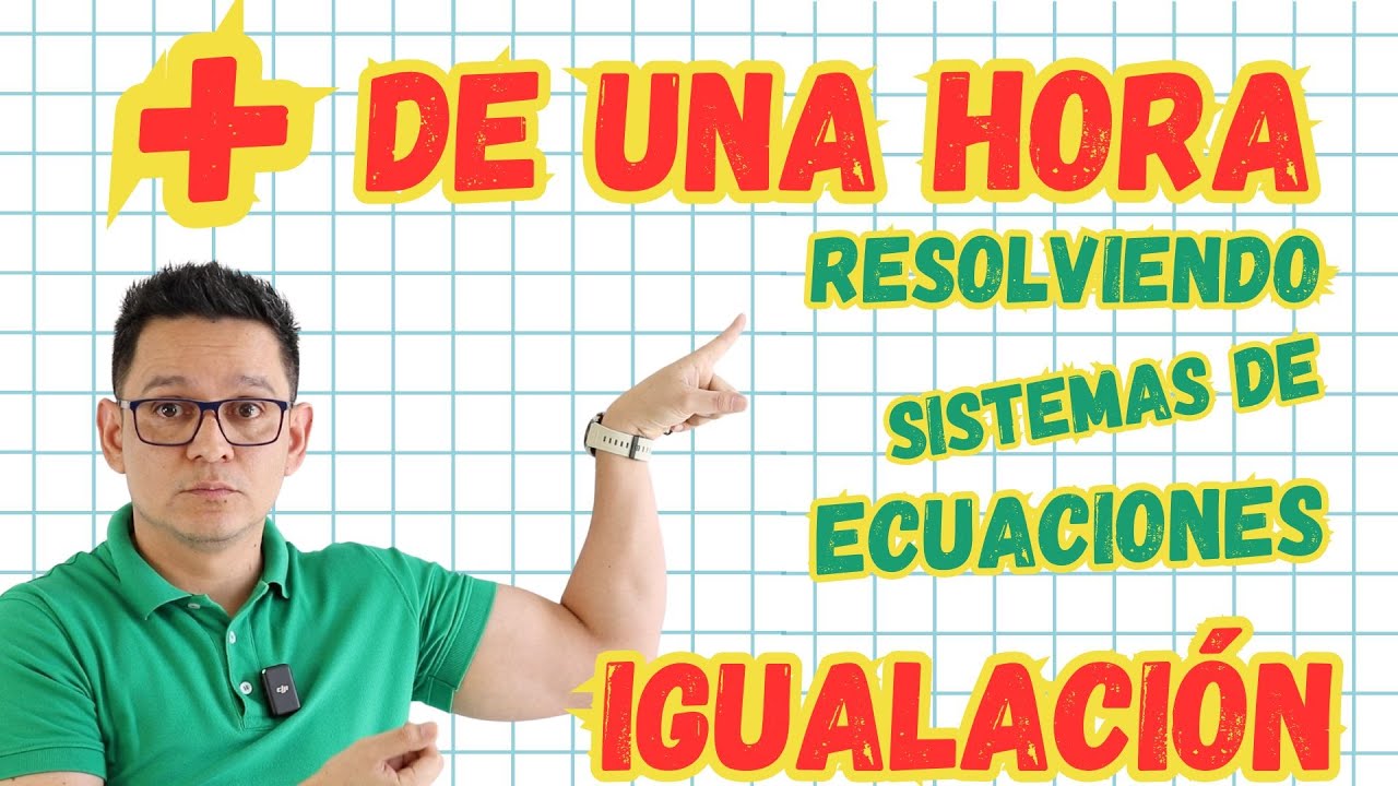 10 ejercicios de SISTEMAS de ECUACIONES de 2x2. Método de IGUALACIÓN | De fáciles a difíciles.