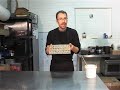 This is a 4 minute minute video of Damian Allsop, Chocolatier. Non dairy and uses spring water.