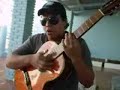 Pinguim tocando viola