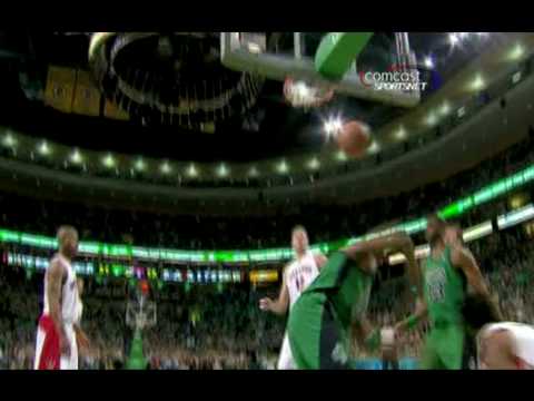 Paul Pierce posterizes Chris paul pierce dunk on chris bosh. Paul Pierce posterizes Chris