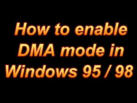 how to enable dma in windows xp