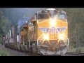 (HD) UP 7742 Freight Train in Bridal Veil, Oregon