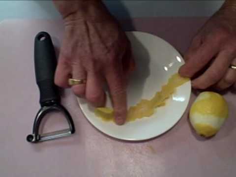 how to do a lemon zest