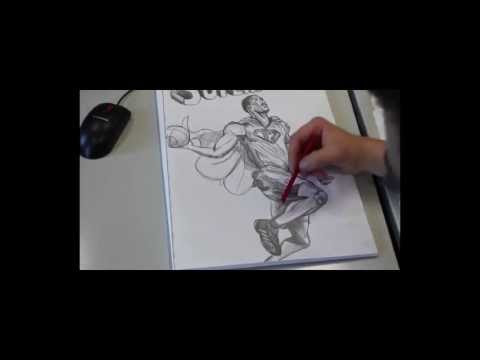 how to draw dwight howard