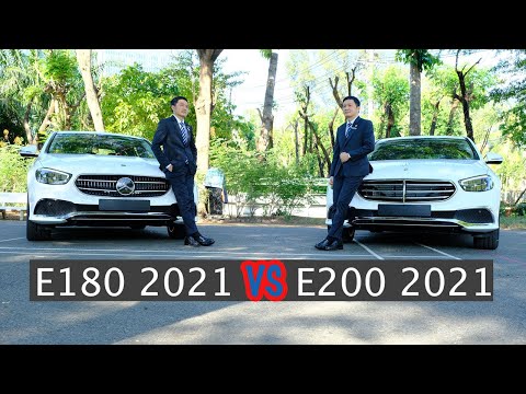 So sánh Mercedes E180 và E200 2021 với giá chênh nhau gần 300 triệu đồng | Duy vlog