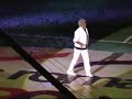 roma 26.07.2007 - estratto della festa per gli 80 anni dell'as roma allo stadio olimpico in cui lando fiorini canta 