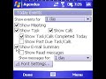 Agendus for Windows Mobile - how to change today view items