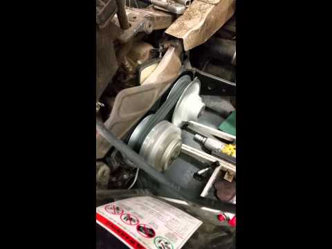 how to change a belt on a can-am outlander 800